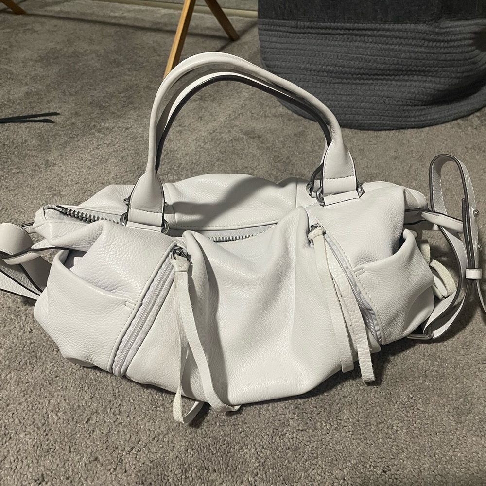 Aimee Kestenberg Light Gray Shoulder Bag